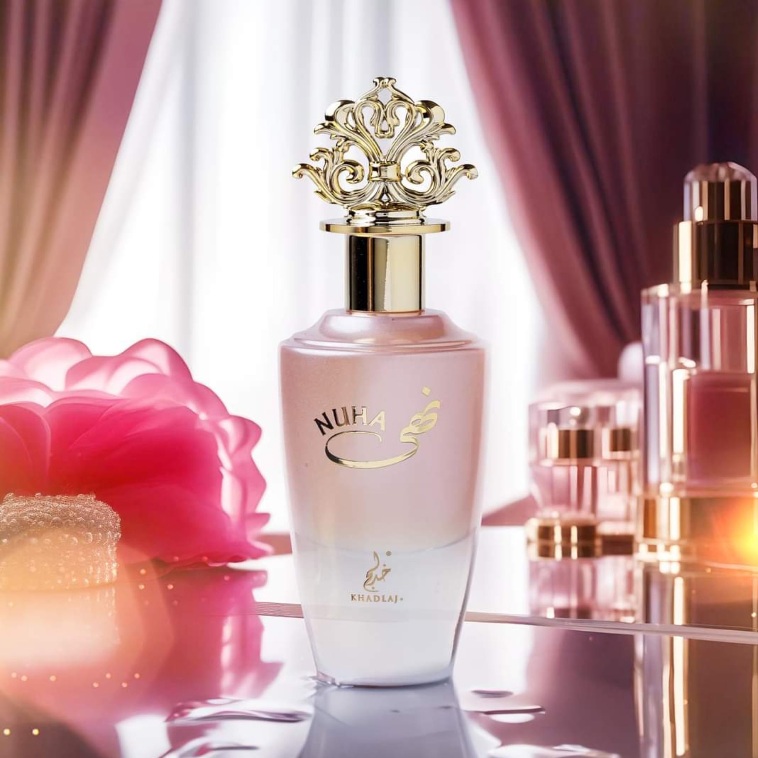 Khadlaj Nuha Eau De Parfum Spray for Women, 2.87 Ounce/ 85 ml